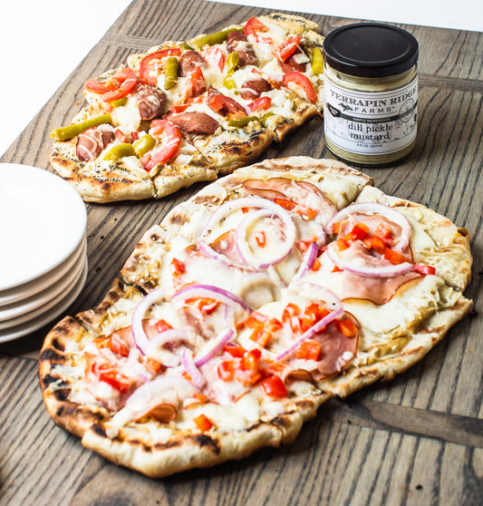 Chicago Dog Grilled Pizza