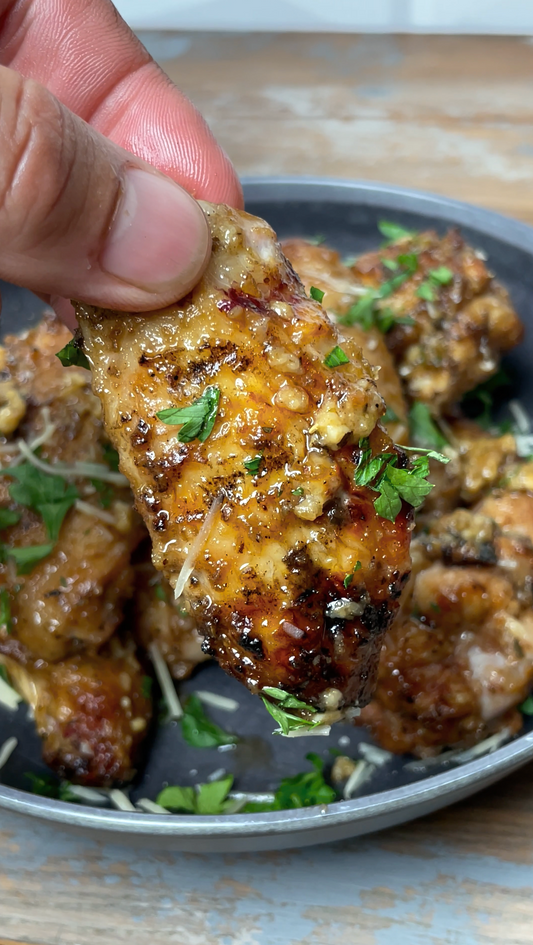 Hot Truffle Garlic Parm Wings