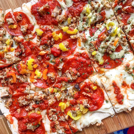 Keto Pesto Pizza