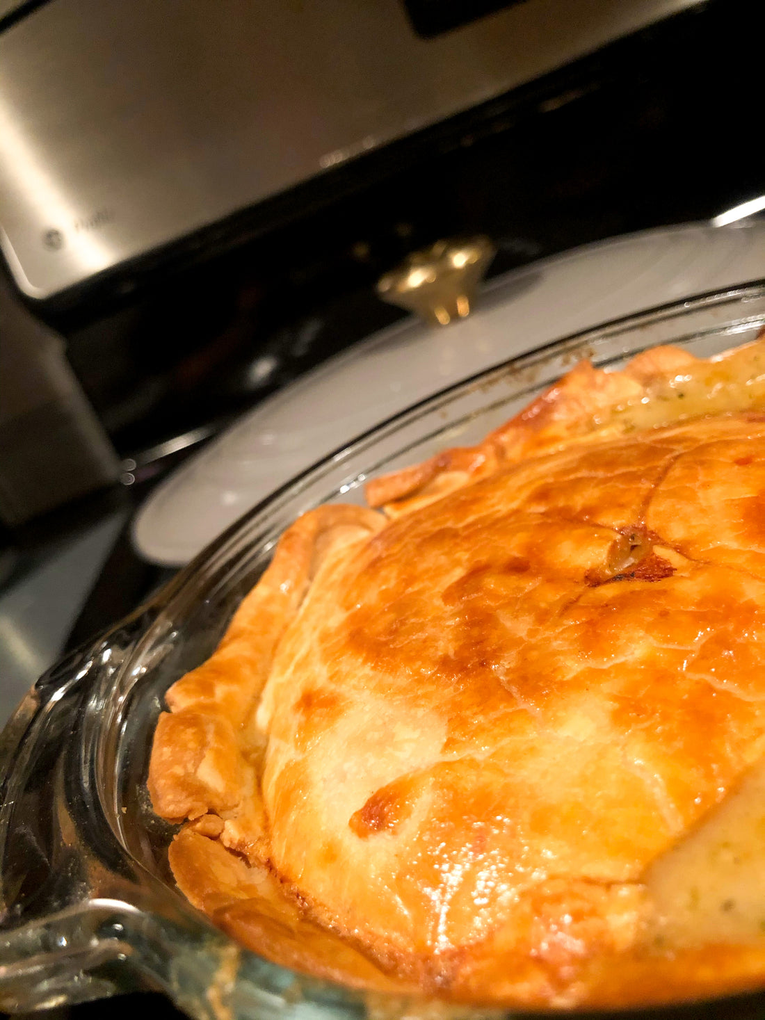 Chicken Pancetta Pesto Pot Pie