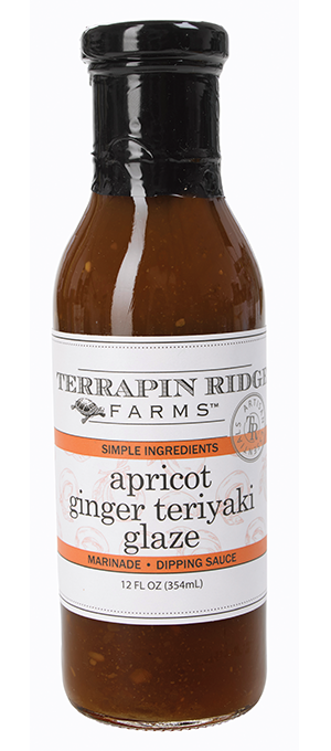 Apricot Ginger Teriyaki Planked Salmon