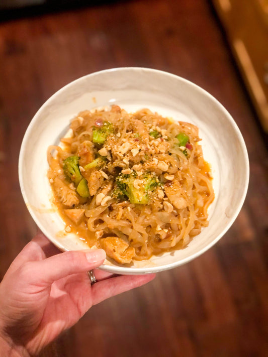 Apricot Ginger Teriyaki Pad Thai