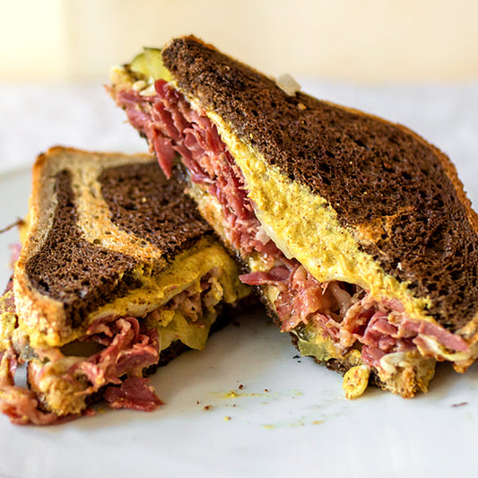 Leftover Corned Beef Sandwich
