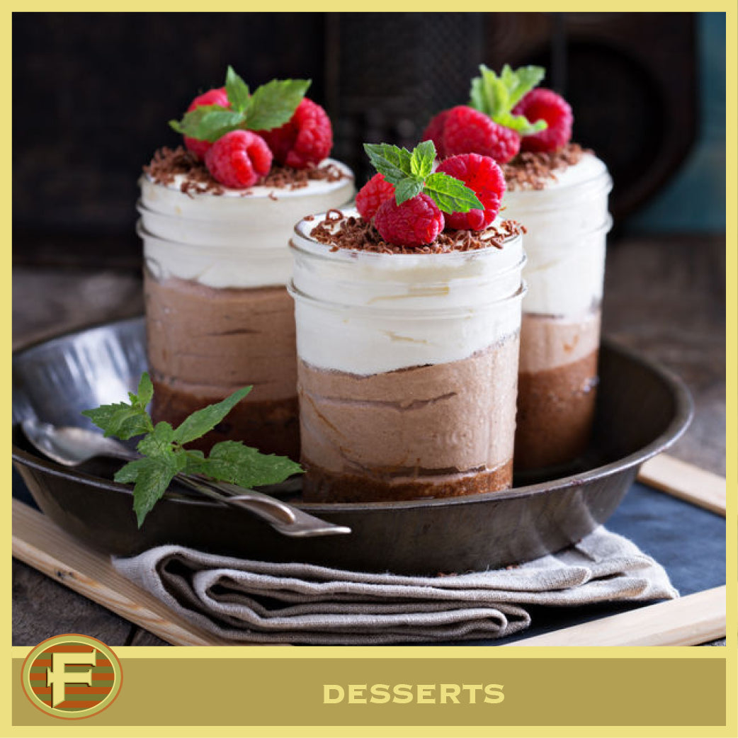 Fruit Crisp with Fustini's Cinnamon Pear Balsamic Reduction