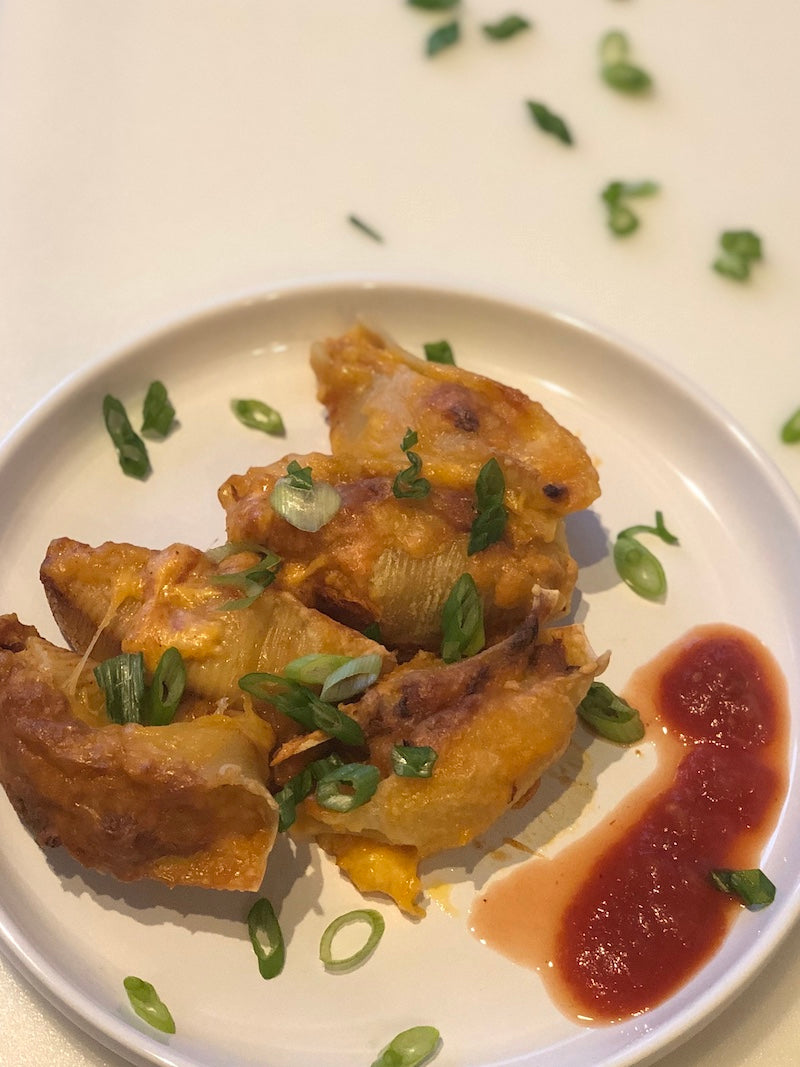 Chicken Pasta Tacos