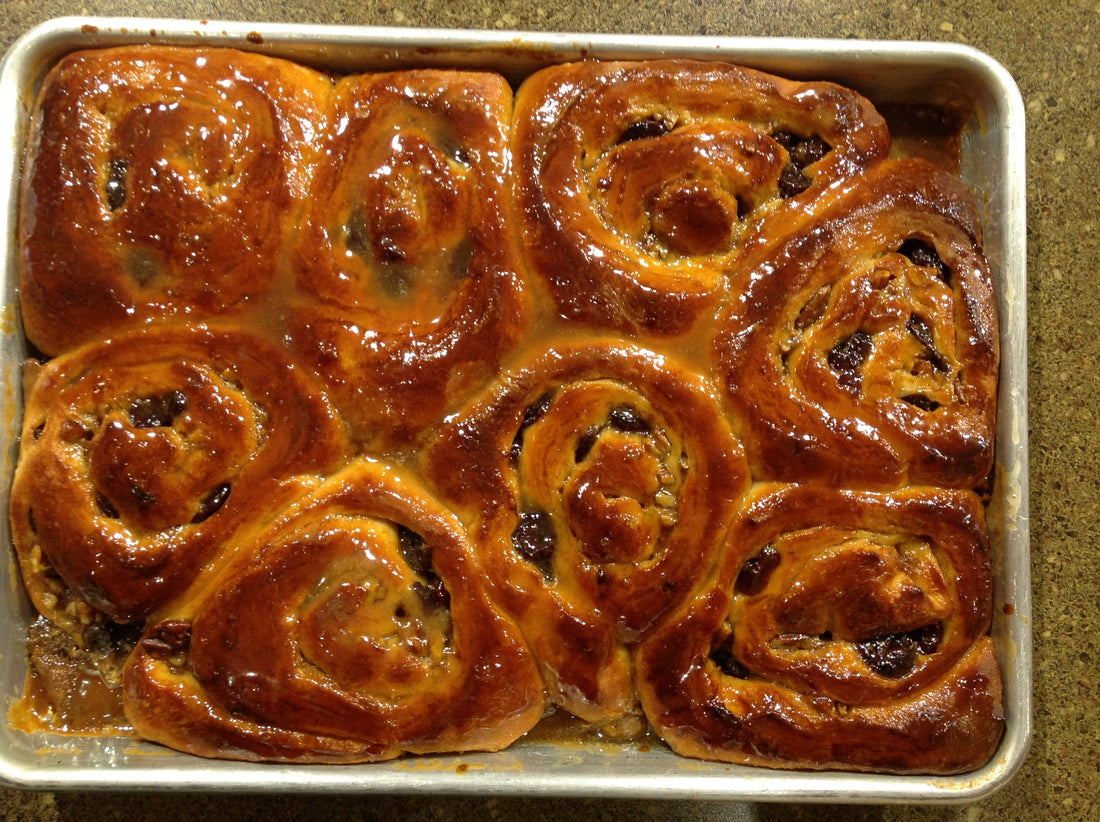 Pecan & Cherry Sticky Buns