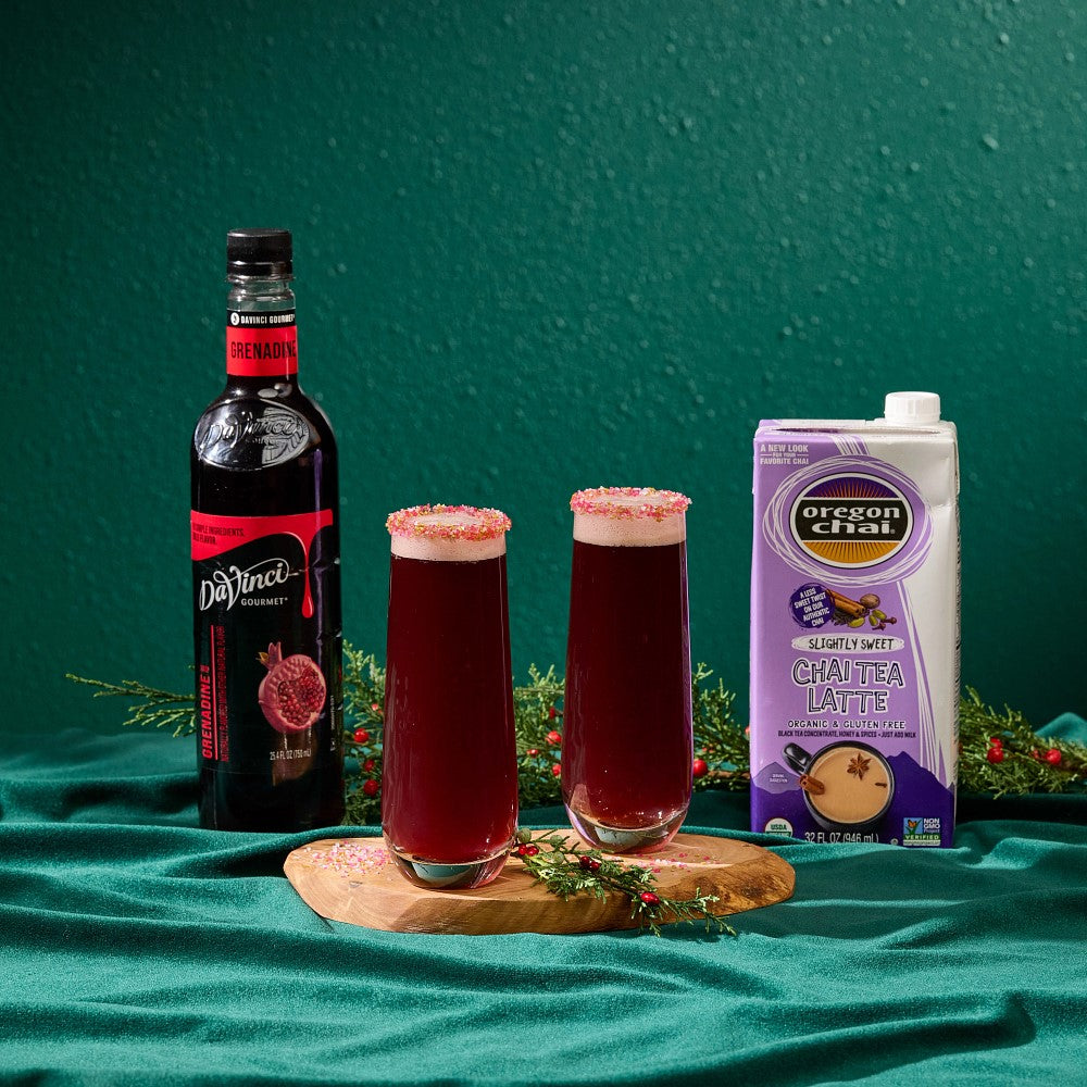 Chai Pomegranate Sparkler